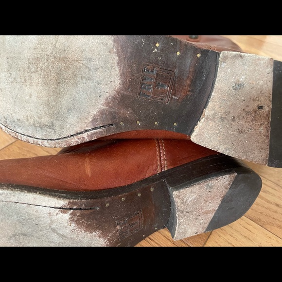Frye Brown Leather Boots - Picture 8 of 10